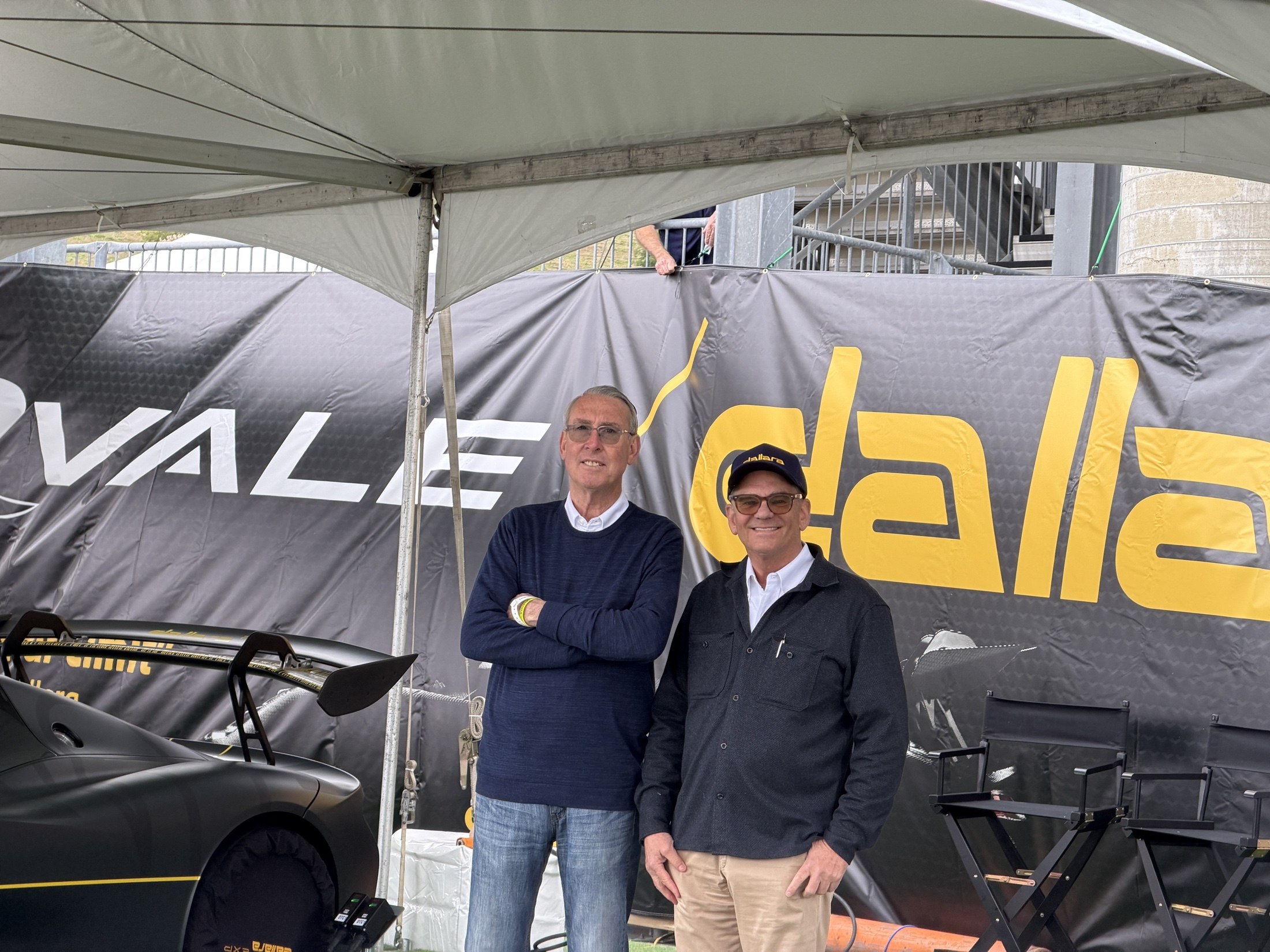Bruce Qvale and the Qvale Dallara team at Sonoma